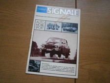 Wartburg Signale, Sonderausgabe "Automobilsport" DDR Rallye und Rennwagen, 1974