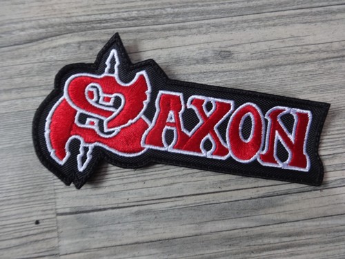 Saxon embroidered shape patch - embroidered,