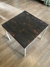 Beistelltisch Ahorn mit Kohleschicht geölt