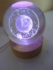 Neu LED Licht Mond Sterne Welt mehrere Farben Geschenk Nachtlicht Kinder Spiel