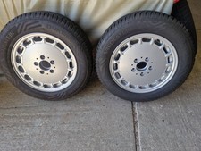 4x Mercedes Gullideckel Felgen, neu gepulvert, mit Neuen Ganzjahresreifen