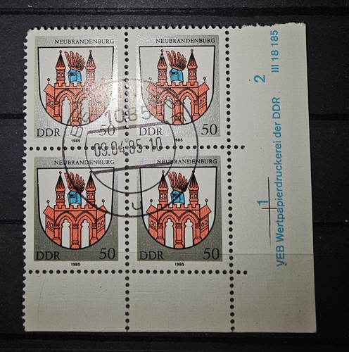 Ddr briefmarken stadtwappen - ddr,, briefmarken,