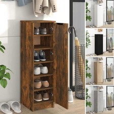 Schuhschrank Schuhkommode Schuhablage Schuhregal Holzwerkstoff 29,5x35x100,5 cm