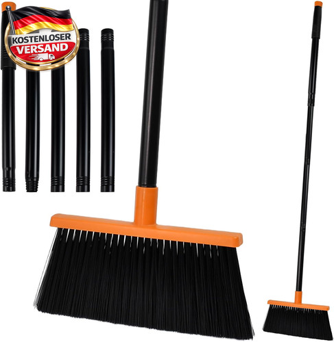 Verstellbarer kehrbesen mit - kehrbesen,