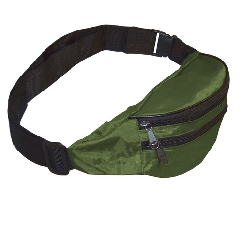 Fächer bauchtasche grün - fächer,