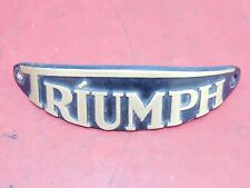 Triumph TWN BDG 350 250 200 125 Cornet Boss Emblem Schutzblech hinten Schriftzug