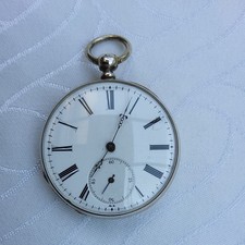 Schlüssel-Taschenuhr kleine Sekunde Cylindre quatre Rubin um 1910