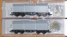 Roco 2x 67537   PKP, Teleskophaubenwagen, Epoche V