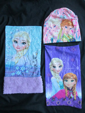 Eiskönigin Set: 2x Schlauchschal+Mütze, Anna & Elsa,Einheitsgröße