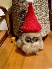 Filz Tiere Eule Weihnachten