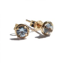 March Birthstones 750 Gold