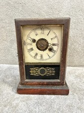 VINTAGE ANTIKE HOLZMANTELUHR