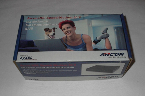 Zyxel arcor dsl speed modem - arcor, speed-modem