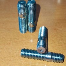 Stiftschraube DIN 939 M10 x 30 Stehbolzen Auspuff Krümmer Turbo Kat Stahl Zink