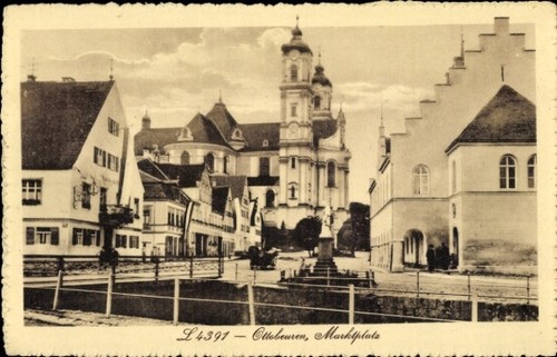 Ottobeuren oberschwaben - ak, in