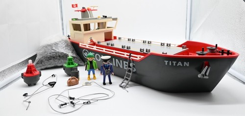 Playmobil frachtschiff titan - frachtschiff,