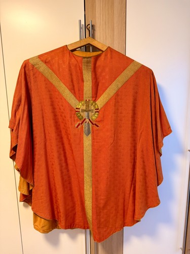 Vintage casel casulla vestment - casel,