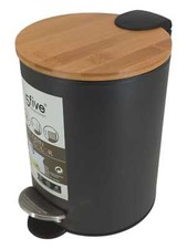 5five - soft close 3l "modern color" mülleimer kohlegrau