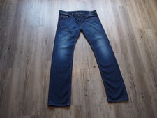 DIESEL SAFADO 0RF06_STRETCH REGULAR SLIM- STRAIGHT W34 L32 EXTRA LANG! L33! HT49