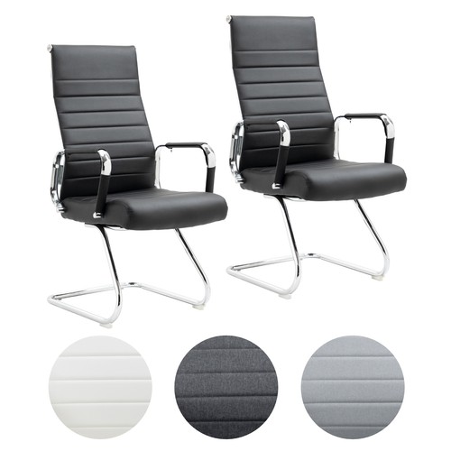 2er set besucherstuhl - set,