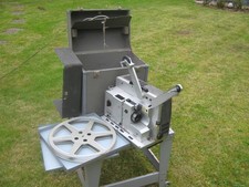 16mm Bauer Tonfilmprojektor Model P6 Automatic Mit Holzkoffer Vintage