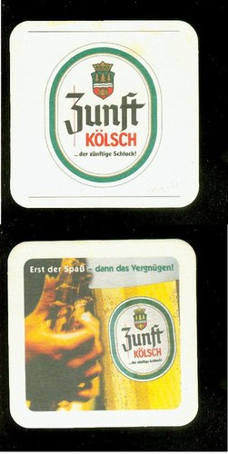 Bierdeckel zunft kölsch - bierdeckel,