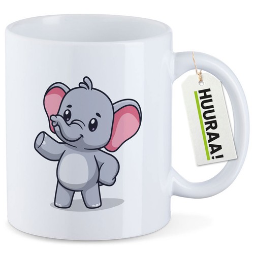 Kaffeetasse elefant comic - kaffeetasse,