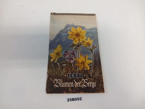 Kalender 1957 blumen der berge - blumen,