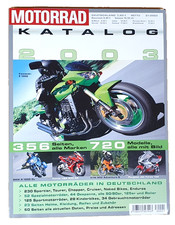 Motorrad Katalog Nr. 34 Modelljahr 2003 Motorradkatalog