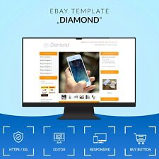 DIAMOND 2026 RESPONSIVE Auktionsvorlage Template Vorlage Design Ebayvorlage HTML