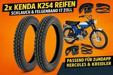 2x Kenda K254 Reifen 2,75x17 Zündapp Hercules Sachs Schlauch Felgenband 17 Zoll