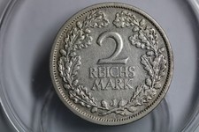 Deutschland Weimarer Republik  2 Mark 1927 J