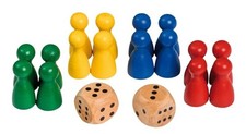 Holz Spielfiguren 16er Set mit