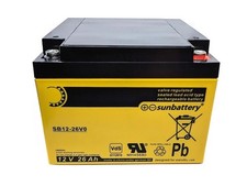 SUN Battery SB12-26V0 12V 26Ah Blei Akku AGM mit VdS