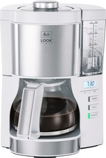 MELITTA Filterkaffeemaschine Look Timer 1025-07 Weiß Warmhaltefunktion 10 Tassen