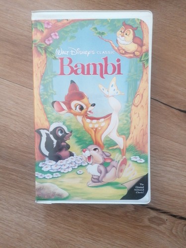 Bambi videokassette disney vhs - videokassette,