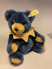 orig. Steiff Petsy Bär blau mit Sternenkragen