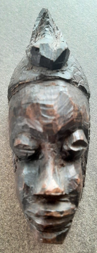 Afrikanische holzfigur kopf - afrikanische,