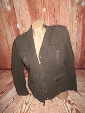 Wissmach Collection Jeansjacke braun mit Strassnieten Grösse 40