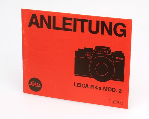 Original leitz leica - r4s, mod.2
