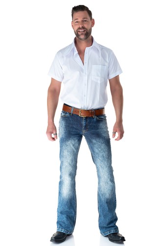 Comycom herren bootcut jeans - herren,