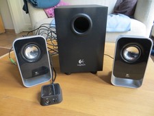 Logitech LS21 Multimedia Speaker 2.1 System 7W RMS schwarz/silber
