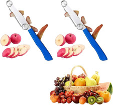 Giovanni Messer Zaubermesser 3-in-1 Green Elephant Schnellschneidemesser Set