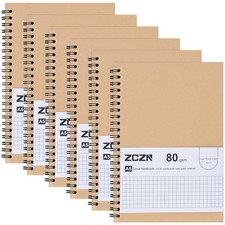 Notizbuch kariert 6 - notizbuch, a5