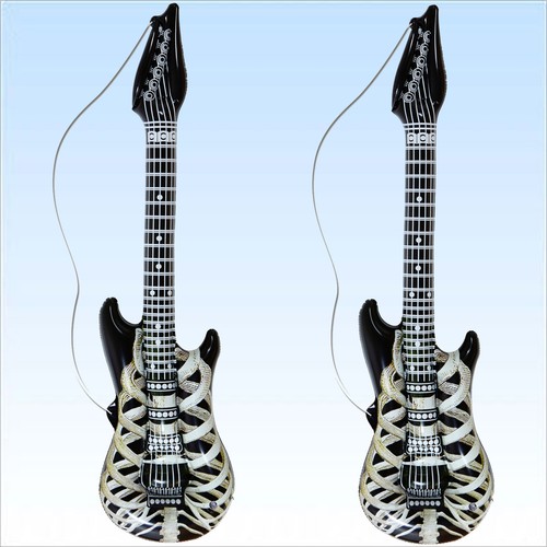 Aufblasbare gitarre - aufblasbare,