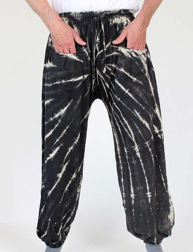 Gebatikte ballonhosen aus - gebatikte,