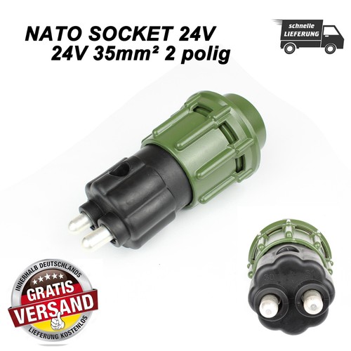 Nato steckdose stecker 24v - nato,