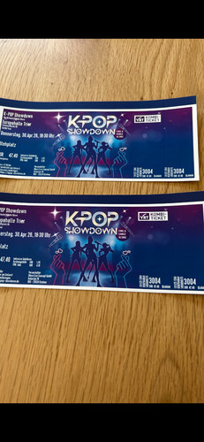 Kpop showdown tickets - kpop, 2x