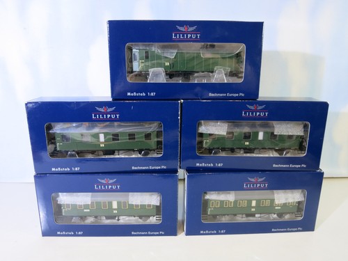 Liliput personenwagen - 5x,