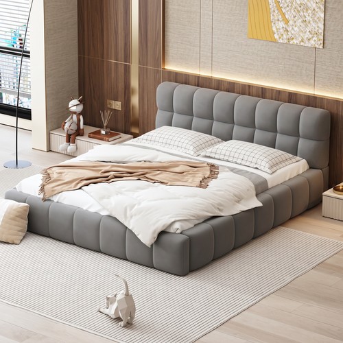 Gepolstertes doppelbett - gepolstertes,